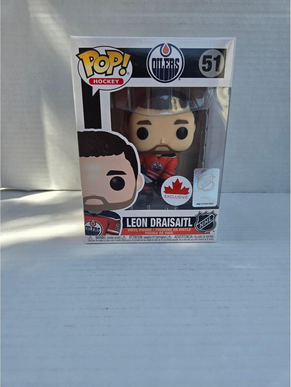 Funko Pop! Hockey Leon Draisaitl Edmonton Oilers Collectible Figure #51 - Very G